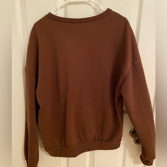 Women’s brown crewneck - Picture 2 of 2